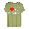 I Love Hot Grandmas Lustig I Heart Heiße Omas Großmutter T-Shirt