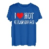 I Love Hot Grandmas Lustig I Heart Heiße Omas Großmutter T-Shirt