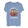 Angetrieben Durch Koffein Kaffee Kaffeeliebhaber Geschenk T-Shirt