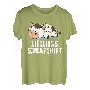 Lieblings Schlafshirt Kuh Schlafanzug Oberteil T-Shirt