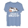 Lieblings Schlafshirt Kuh Schlafanzug Oberteil T-Shirt