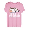 Lieblings Schlafshirt Kuh Schlafanzug Oberteil T-Shirt
