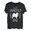 Herren Bester Samojeden Vater - Samojeden Silhouette T-Shirt