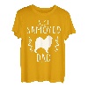 Herren Bester Samojeden Vater - Samojeden Silhouette T-Shirt