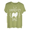 Herren Bester Samojeden Vater - Samojeden Silhouette T-Shirt