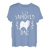 Herren Bester Samojeden Vater - Samojeden Silhouette T-Shirt