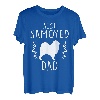 Herren Bester Samojeden Vater - Samojeden Silhouette T-Shirt
