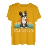 Boston Terrier Shirt Mann Frau und Kind
