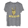 Megadad Rock HeavyMetal Gitarre Papa T-Shirt T-Shirt