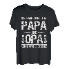 Herren Ich habe zwei Titel Papa und Opa Spruch T-Shirt Geschenk