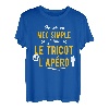Herren Lustiges Geschenk Apero Strick-T-Shirt T-Shirt
