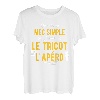 Herren Lustiges Geschenk Apero Strick-T-Shirt T-Shirt