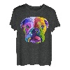 Englische Bulldogge Pop Art Porträt für Hundebesitzer T-Shirt