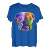 Englische Bulldogge Pop Art Porträt für Hundebesitzer T-Shirt
