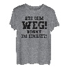 Ronny Lustiger Spruch Aus Dem Weg Vorname Name Ronny T-Shirt