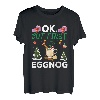 Ok But First Eggnog Funny X-mas Eggnog T-Shirt