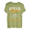 Herren Biker Opa Cooler Motorrad Fahrer Großvater Geschenk T-Shirt