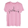 München Skyline Herzschlag Ich Liebe Bayern I Love Munich T-Shirt