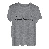 München Skyline Herzschlag Ich Liebe Bayern I Love Munich T-Shirt
