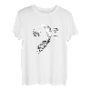 Totenkopf Skull Bass Bassist Musical Bassschlüssel Basser T-Shirt