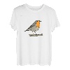 Vogel Motiv Rotkehlchen | Geschenk Vogel des Jahres 2021 T-Shirt