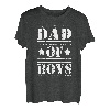 Herren Vater Sohn Bester Papa Söhne Geschenk Vatertag Dad of Boys T-Shirt