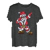 Weihnachten Geschenk Xmas Santa Claus Dabbing Weihnachtsmann T-Shirt
