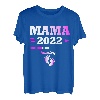 Damen Mama 2022 loading Werdender Vater Nachwuchs Geschenk T-Shirt