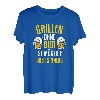 Herren Grillen ohne Bier ist möglich aber sinnlos T-Shirt
