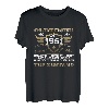Oldtimer Jahrgang 1961 62. Geburtstag Herren lustiges retro T-Shirt