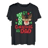 Herren My 1st Christmas As a Daddy Cute Christmas 2022 Rentier Tee T-Shirt