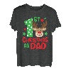Herren My 1st Christmas As a Daddy Cute Christmas 2022 Rentier Tee T-Shirt
