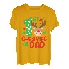 Herren My 1st Christmas As a Daddy Cute Christmas 2022 Rentier Tee T-Shirt