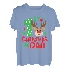 Herren My 1st Christmas As a Daddy Cute Christmas 2022 Rentier Tee T-Shirt