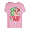 Herren My 1st Christmas As a Daddy Cute Christmas 2022 Rentier Tee T-Shirt