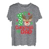Herren My 1st Christmas As a Daddy Cute Christmas 2022 Rentier Tee T-Shirt