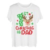 Herren My 1st Christmas As a Daddy Cute Christmas 2022 Rentier Tee T-Shirt