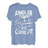 Herren Angler Papa | Retro Vater Angeln Fischen Vatertag Geschenk T-Shirt