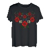 Niedliche Blumen Ukraine Vintage ukrainische Wyschywanka T-Shirt