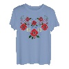 Niedliche Blumen Ukraine Vintage ukrainische Wyschywanka T-Shirt