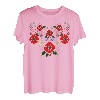 Niedliche Blumen Ukraine Vintage ukrainische Wyschywanka T-Shirt