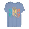 Retro Hello Summer | Palme | Urlaub Sommer T-Shirt