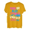 Rosa Oder Blau Dein Vater Liebt Dich Gender Reveal Party T-Shirt