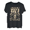 Hergestellt im Jahr 1973 I Am Not 50 I Am 18 With 32 Years Of Erfahrung T-Shirt