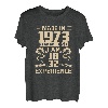 Hergestellt im Jahr 1973 I Am Not 50 I Am 18 With 32 Years Of Erfahrung T-Shirt