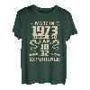 Hergestellt im Jahr 1973 I Am Not 50 I Am 18 With 32 Years Of Erfahrung T-Shirt