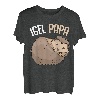 Herren Igel Papa Vater Vatertag Männer T-Shirt