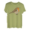 Rotkehlchen Vogel Singvogel Vogelfreund Vogelbeobachter T-Shirt