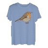 Rotkehlchen Vogel Singvogel Vogelfreund Vogelbeobachter T-Shirt