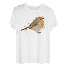Rotkehlchen Vogel Singvogel Vogelfreund Vogelbeobachter T-Shirt